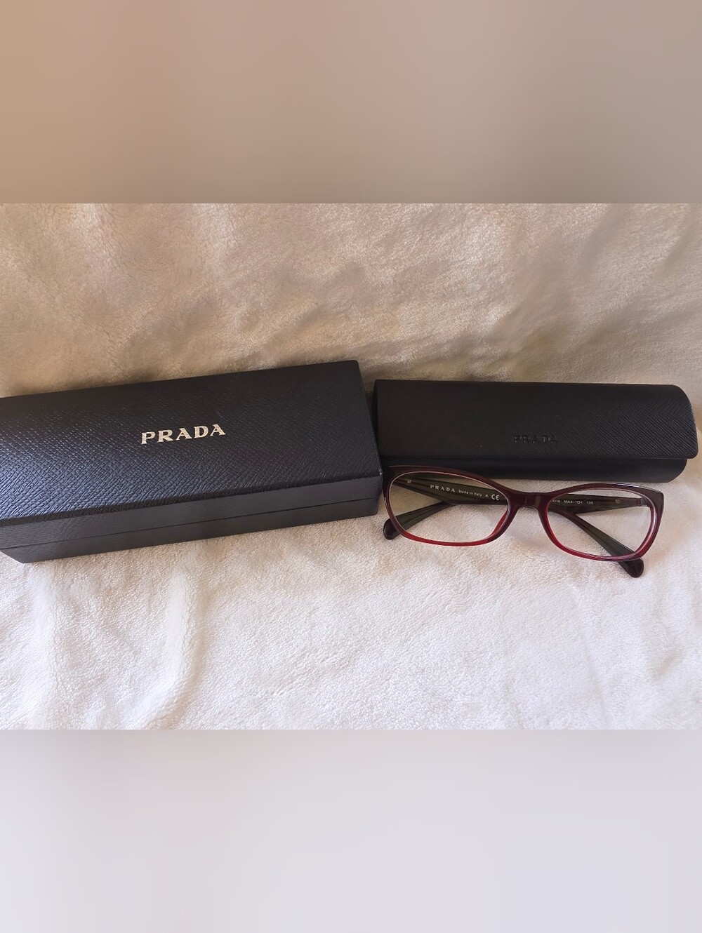 Prada Women’s Red Eyeglass Frames